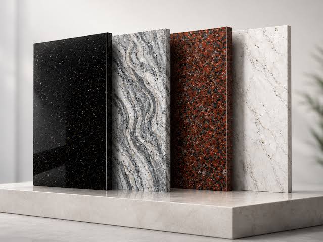 Granite factory floor